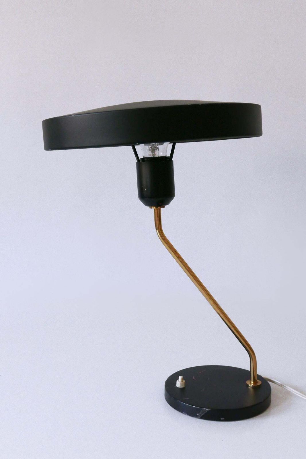 Lighting Mid Century Romeo Table Lamp Or Desk Light By Louis Kalff For Philips 1950s photo