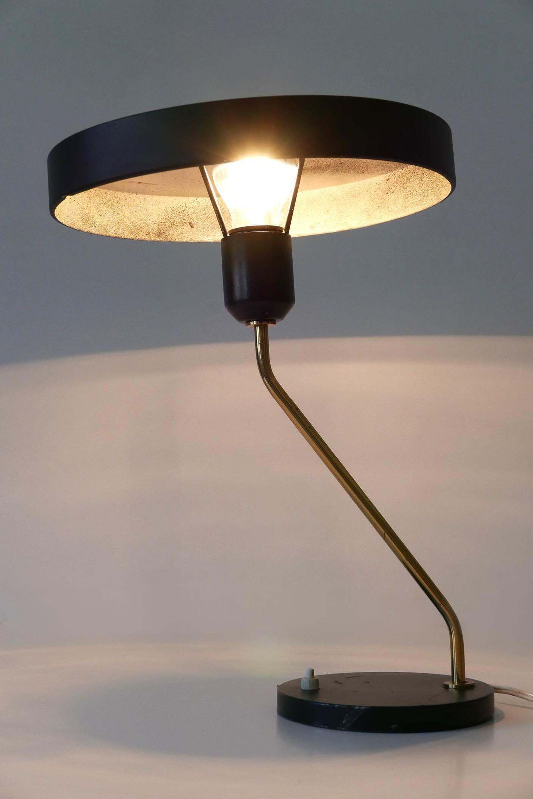 photo buy Mid Century Romeo Table Lamp Or Desk Light By Louis Kalff For Philips 1950s