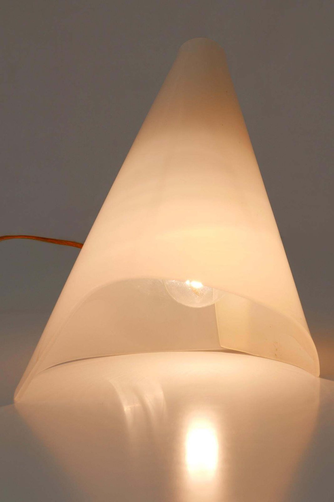 photo for sale Extremely Rare And Lovely Mid Century Modern Lucite Table Lamp Sweden 1960s