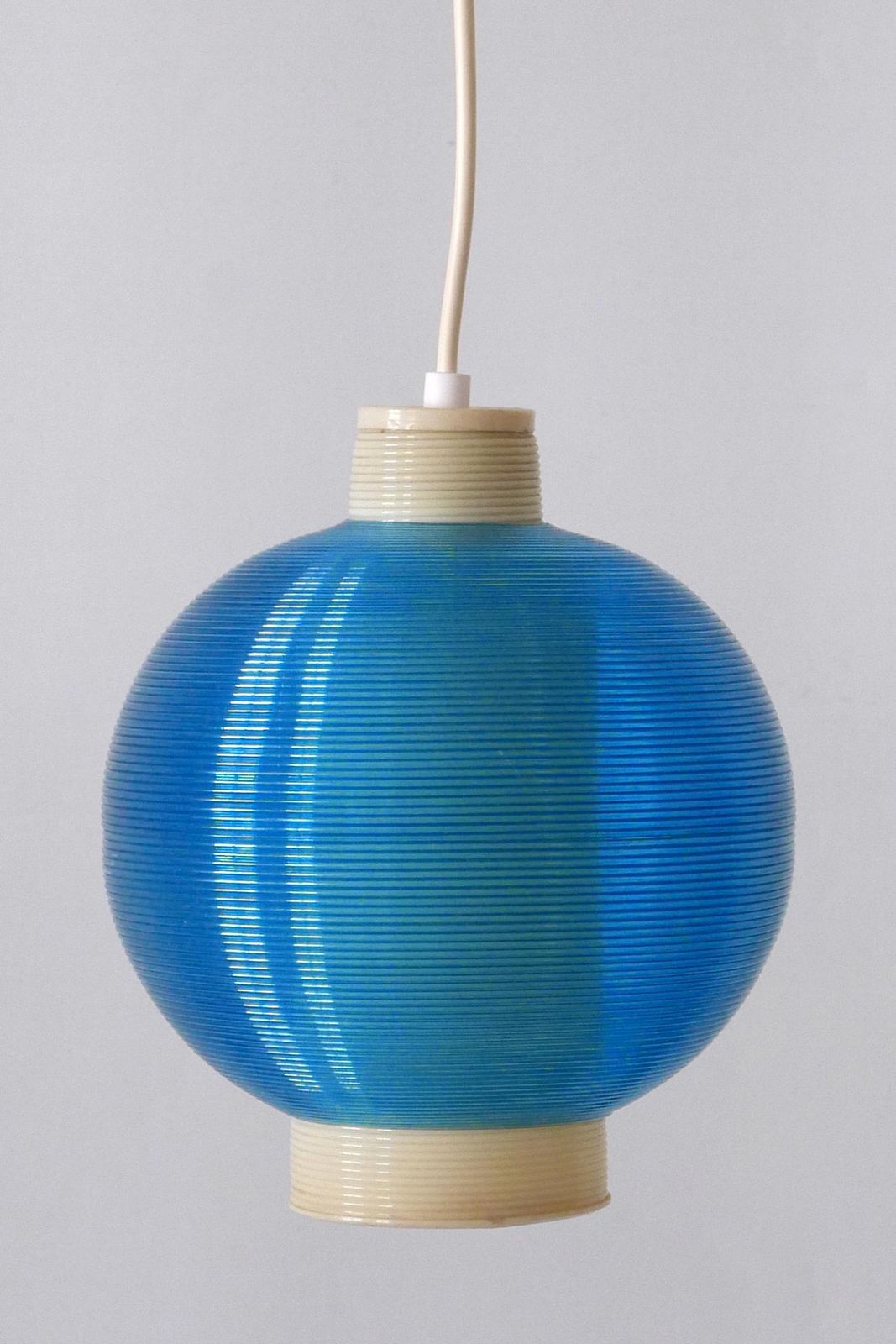 Rare Mid Century Modern Rotaflex Pendant Lamp By Yasha Heifetz USA 1960s photo buy