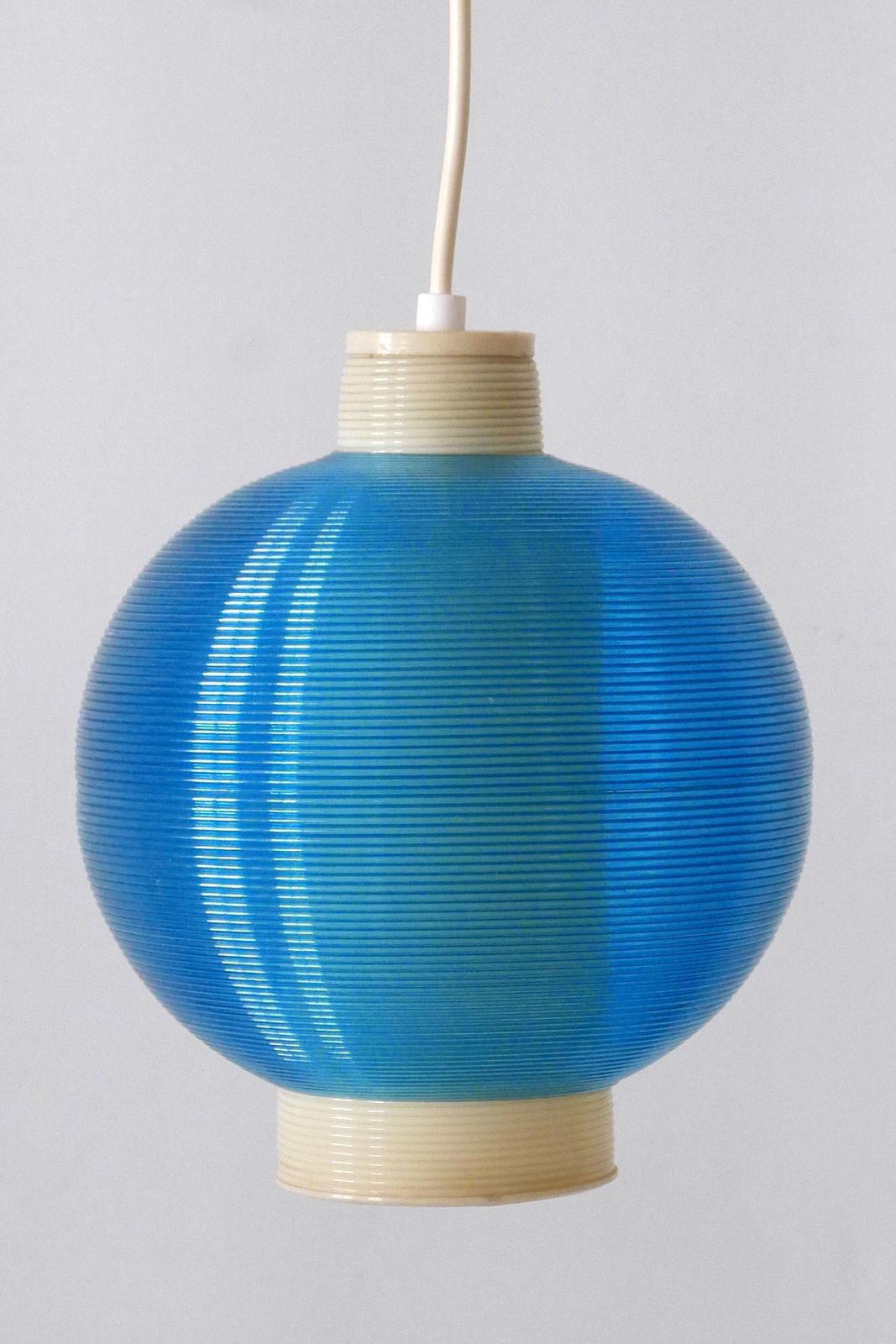photo furniture Rare Mid Century Modern Rotaflex Pendant Lamp By Yasha Heifetz USA 1960s