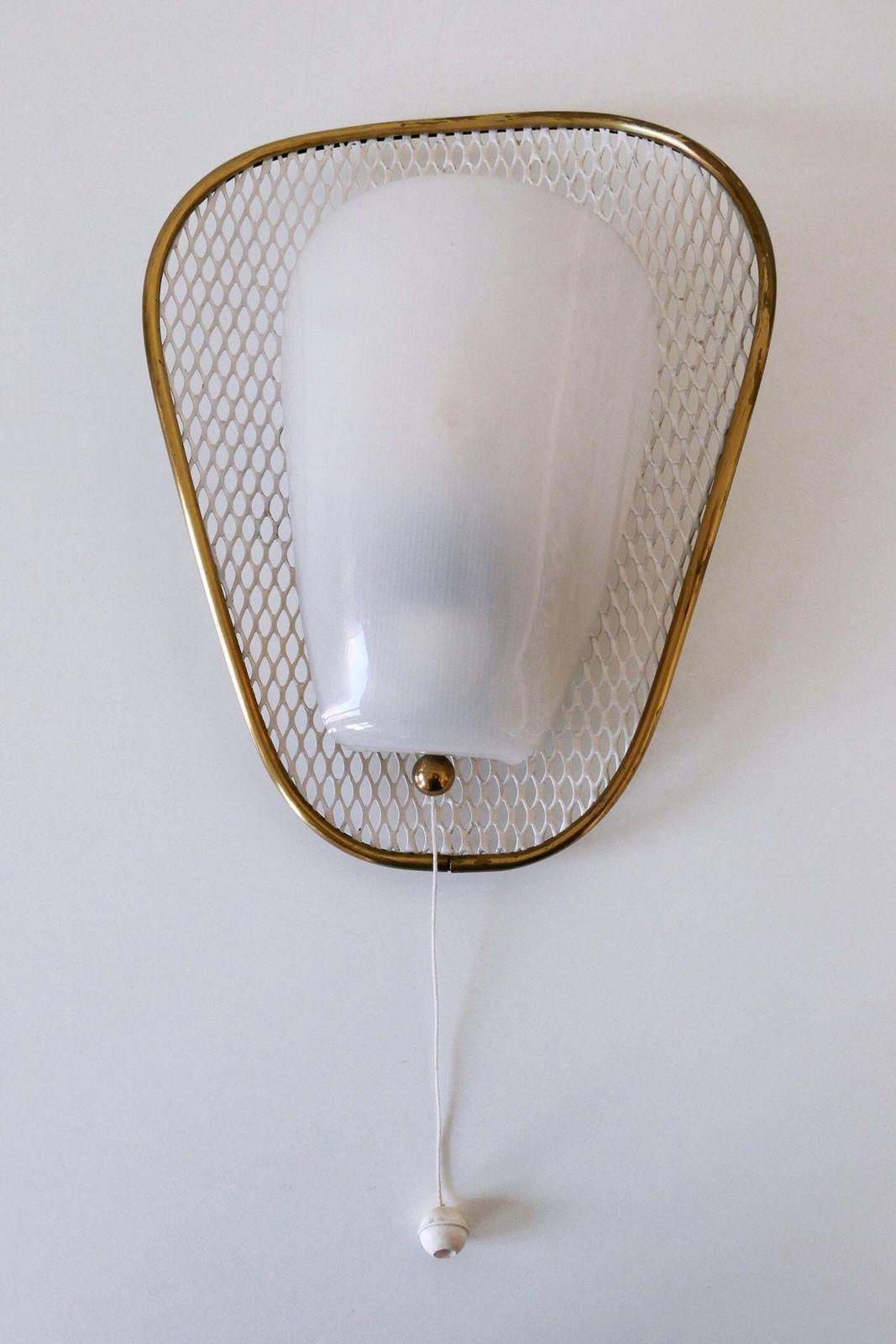Set Of Two Rare & Elegant Mid Century Modern Sconces Or Wall Lamps Germany 1950s photo Lighting