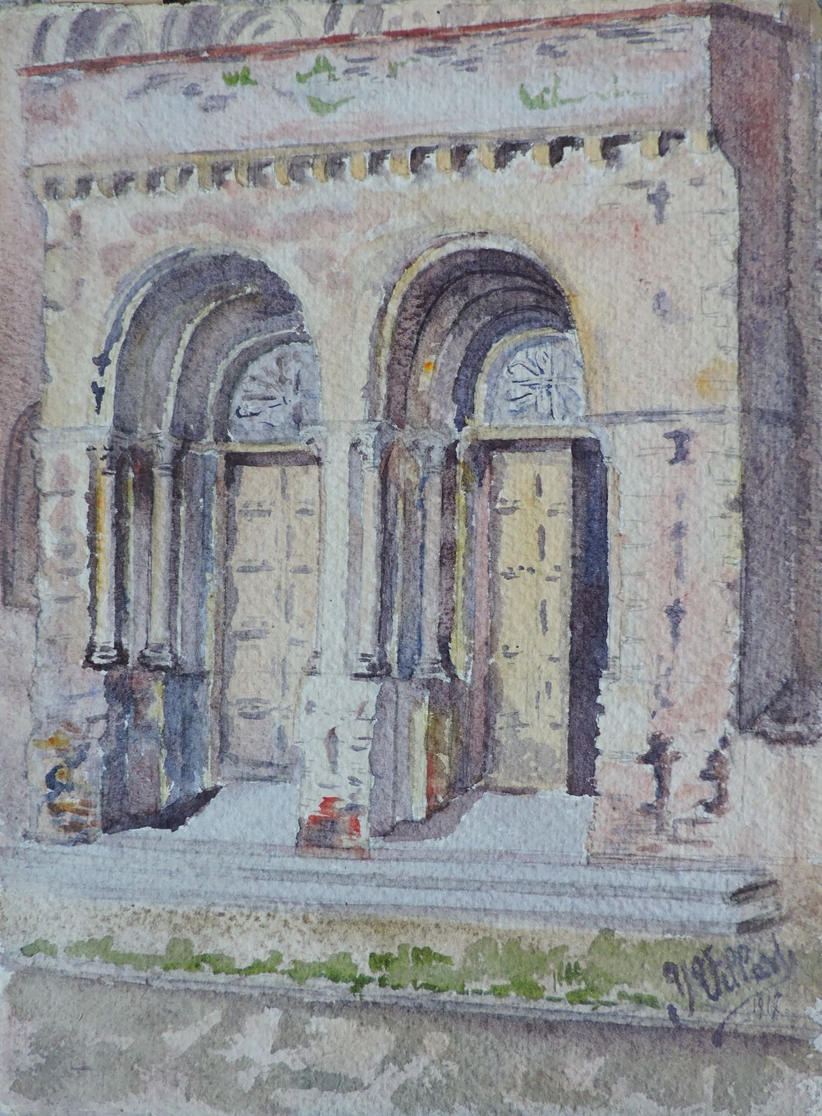 Portal Of The Saint Sernin Basilica Of Toulouse