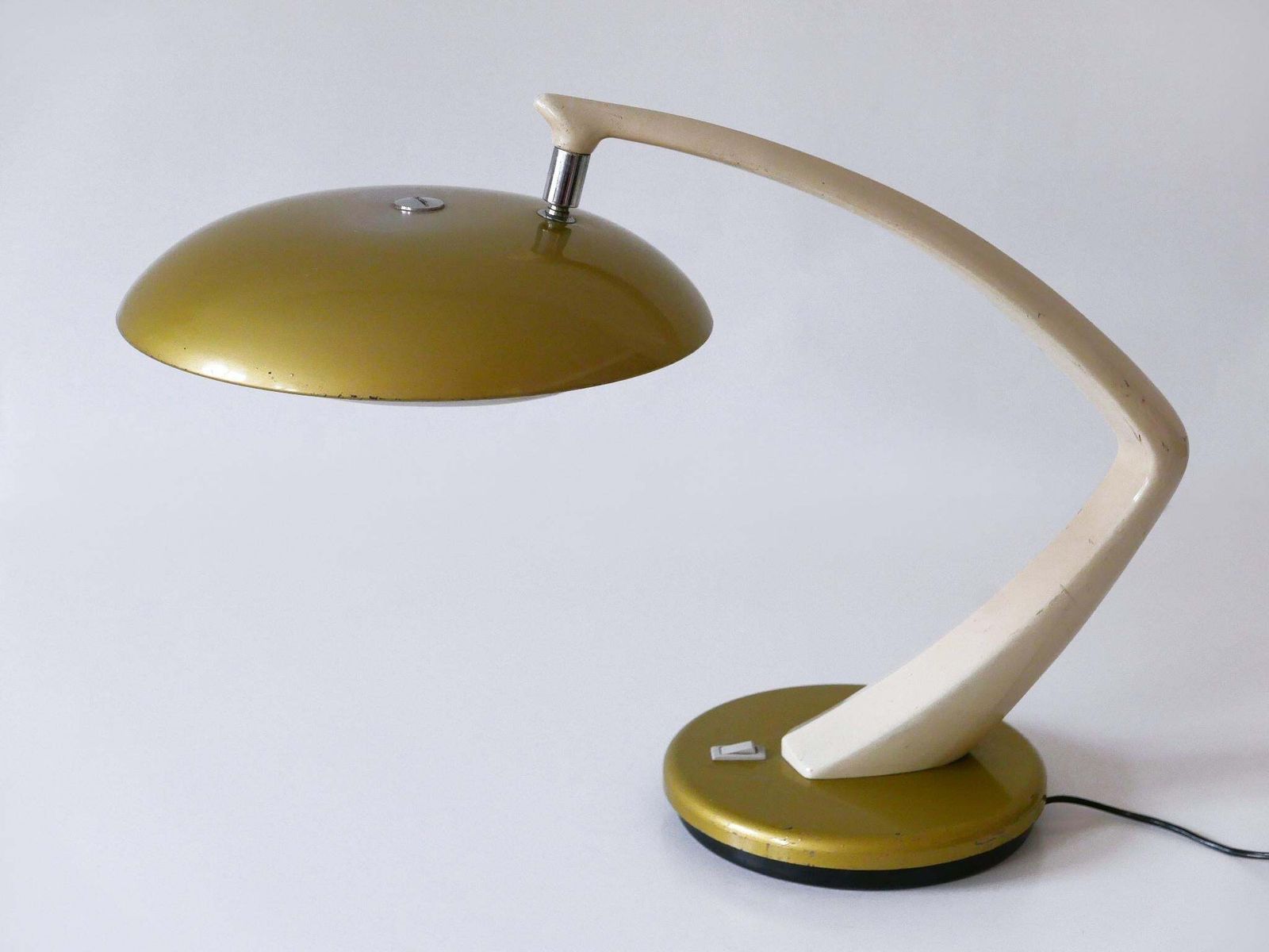 Mid Century Modern Desk Light Or Table Lamp 'Boomerang 64' By Fase Spain 1960s photo for sale