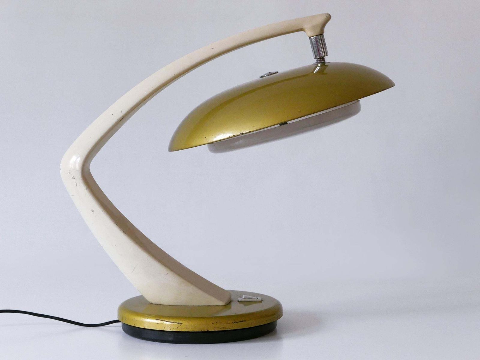 photo for sale Mid Century Modern Desk Light Or Table Lamp 'Boomerang 64' By Fase Spain 1960s