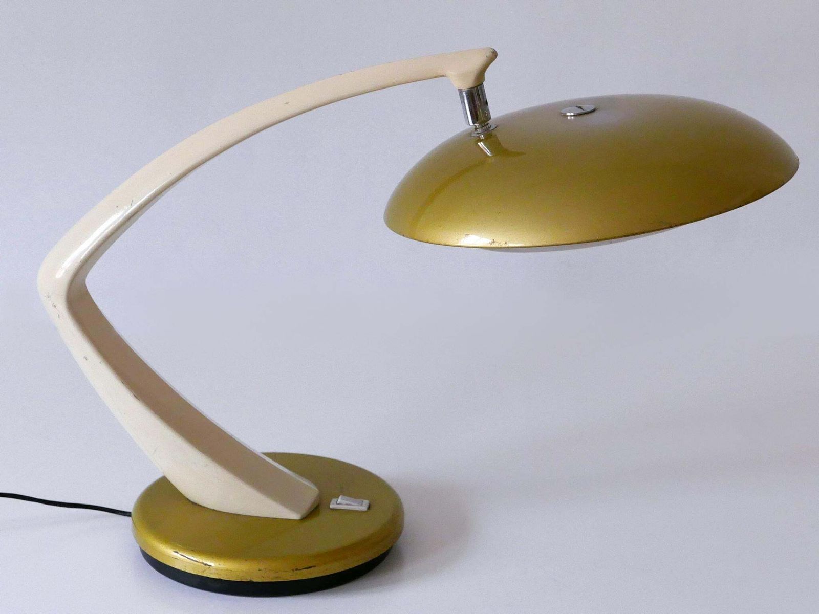 photo buy Mid Century Modern Desk Light Or Table Lamp 'Boomerang 64' By Fase Spain 1960s