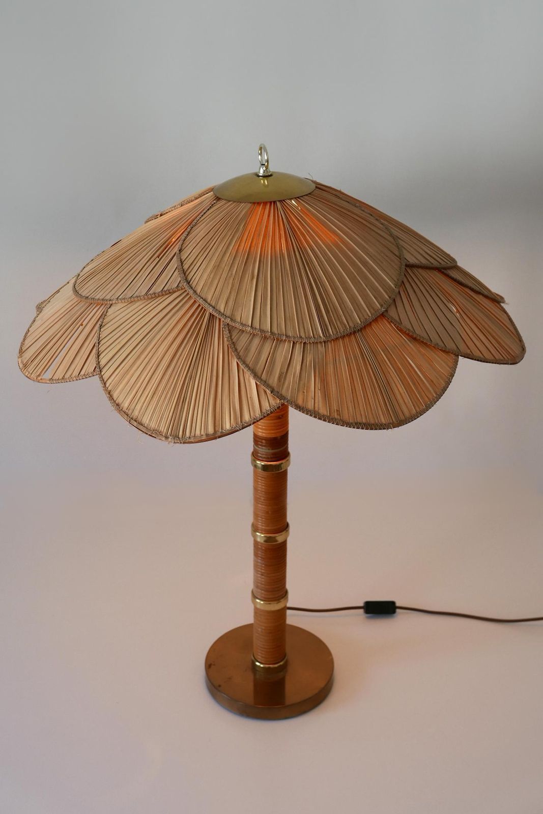 Xl Mid Century Modern Uchiwa Table Lamp Or Floor Light By Miranda Ab Sweden photo 5973.0