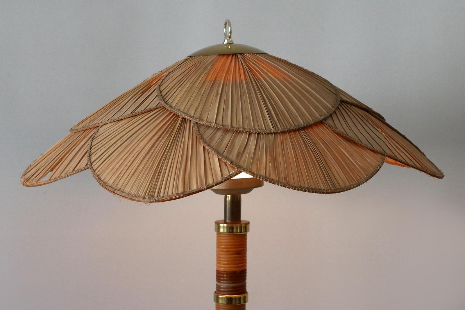 Xl Mid Century Modern Uchiwa Table Lamp Or Floor Light By Miranda Ab Sweden photo buy