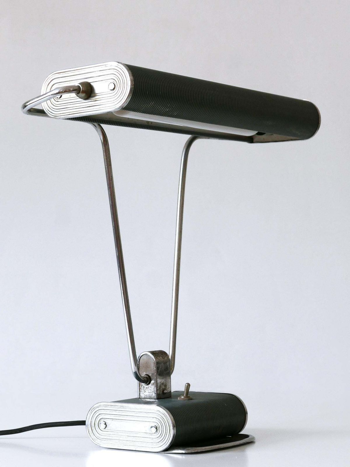 1950.0 Art Deco Table Lamp Or Desk Light 'No 71' By André Mounique For Jumo 1930s photo