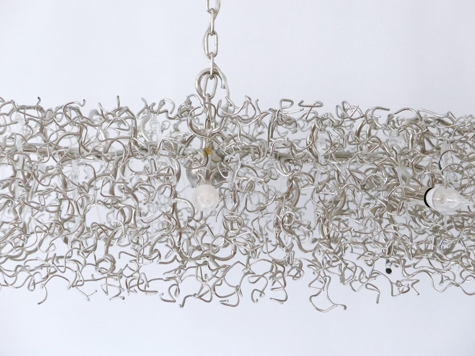 Gorgeous Xxl Brand Van Egmond Hollywood Chandelier Oval 140 Nickel Netherlands photo 8665.0