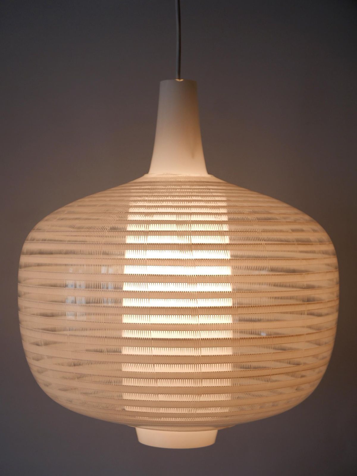 photo furniture Rare & Large Mid Century Modern Pendant Lamp Napoli By Aloys F. Gangkofner 1957
