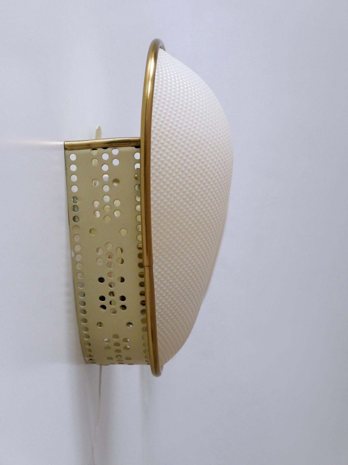 photo vintage Set Of Two Rare & Elegant Mid Century Modern Sconces Or Wall Lamps Germany 1950s
