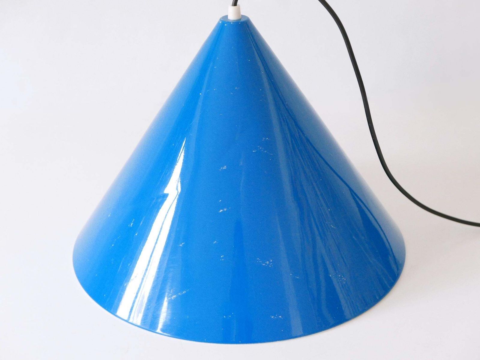 Lighting Large Mid Century Modern Billard Pendant Lamps By Louis Poulsen Denmark 1960s photo