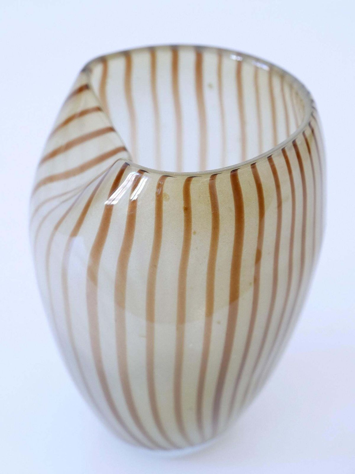 1504.0 Decorative Mid Century Modern Murano Glass Vase Italy 1960s photo