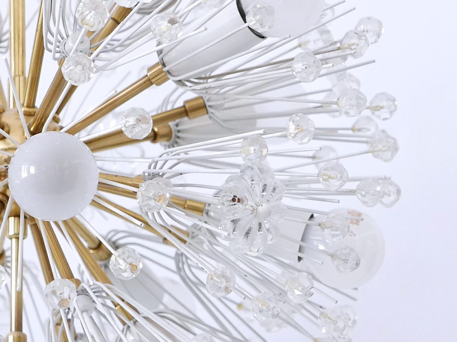 photo buy Amazing 17 Lights Chandelier Dandelion By Emil Stejnar For Rupert Nikoll 1950s