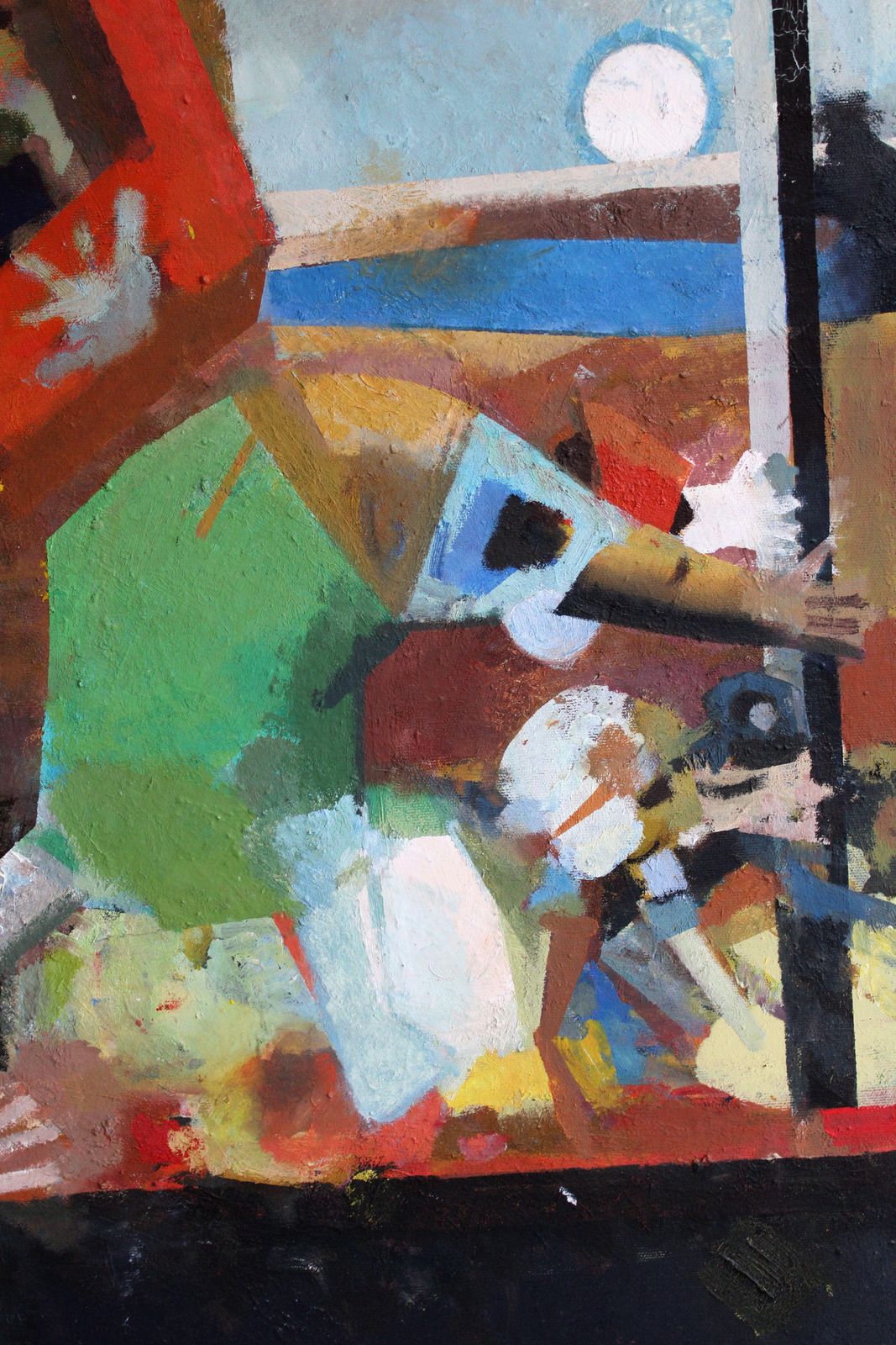 Victor Karnauh A Dump. Oil On Canvas, 100x100 Cm photo for sale
