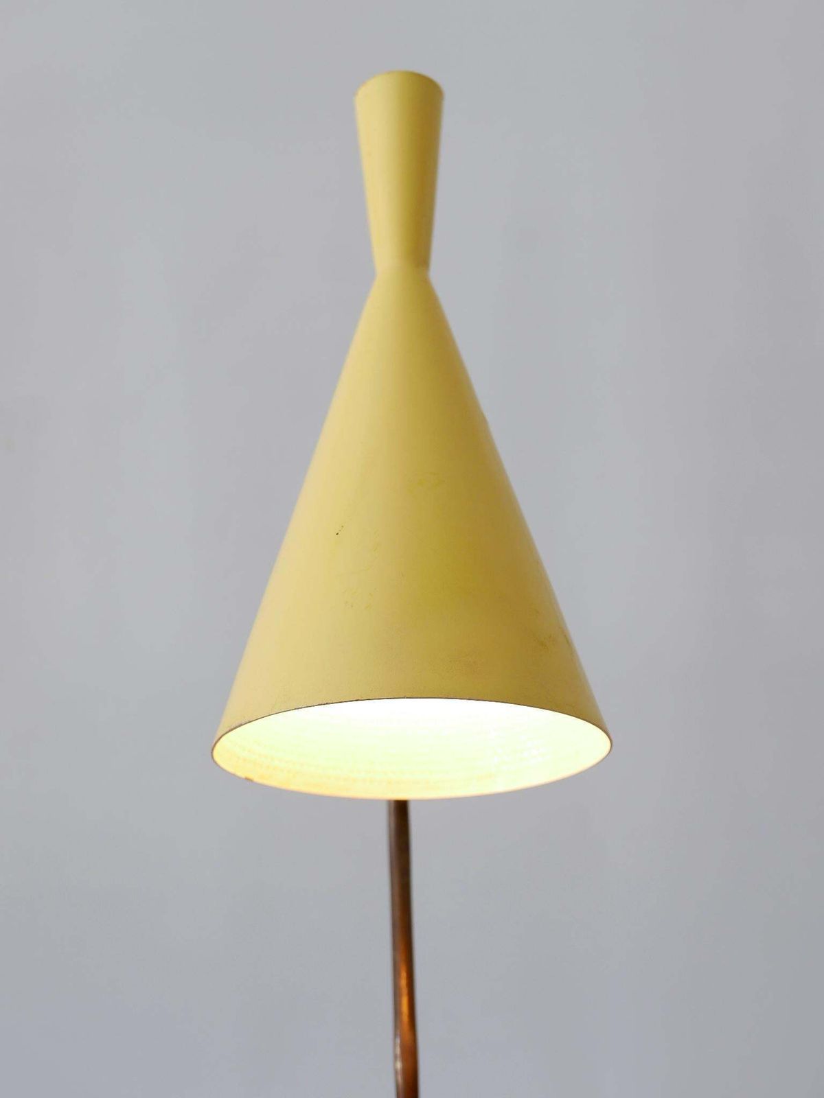 photo for sale Elegant Mid Century Modern Diabolo Floor Lamp Or Reading Light Austria 1950s