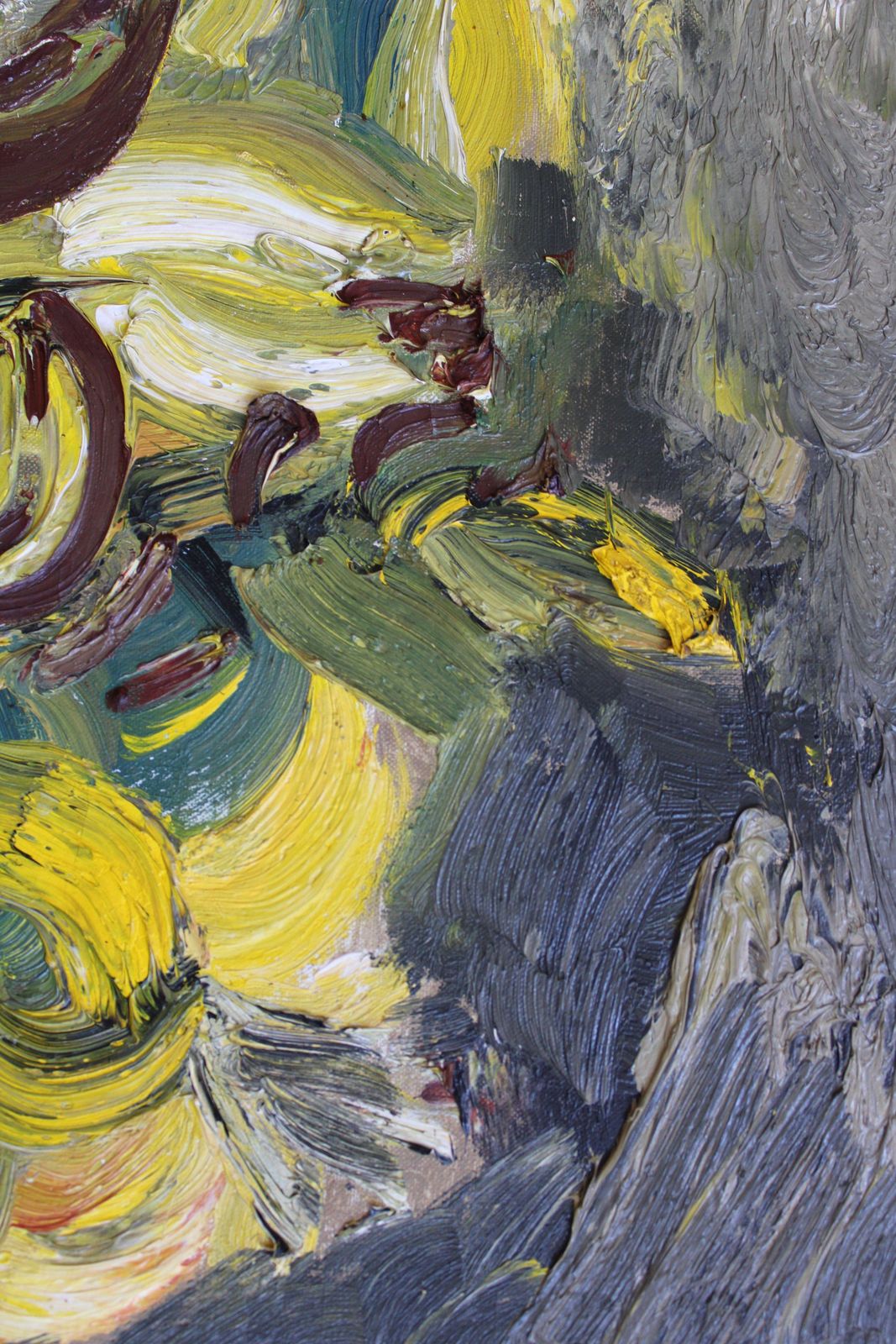 Inta Celminayellow Flowers. Canvas, Oil, 70x50 Cm photo buy