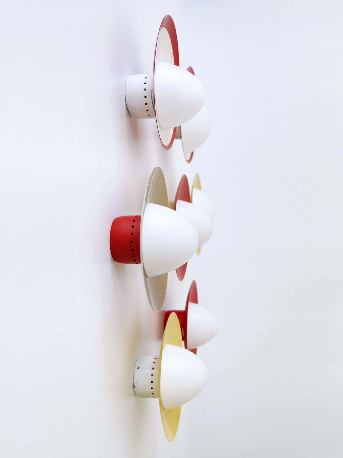 Set Of Seven Lovely Sconces Or Ceiling Fixtures By Kaiser Leuchten Germany photo 6194.0