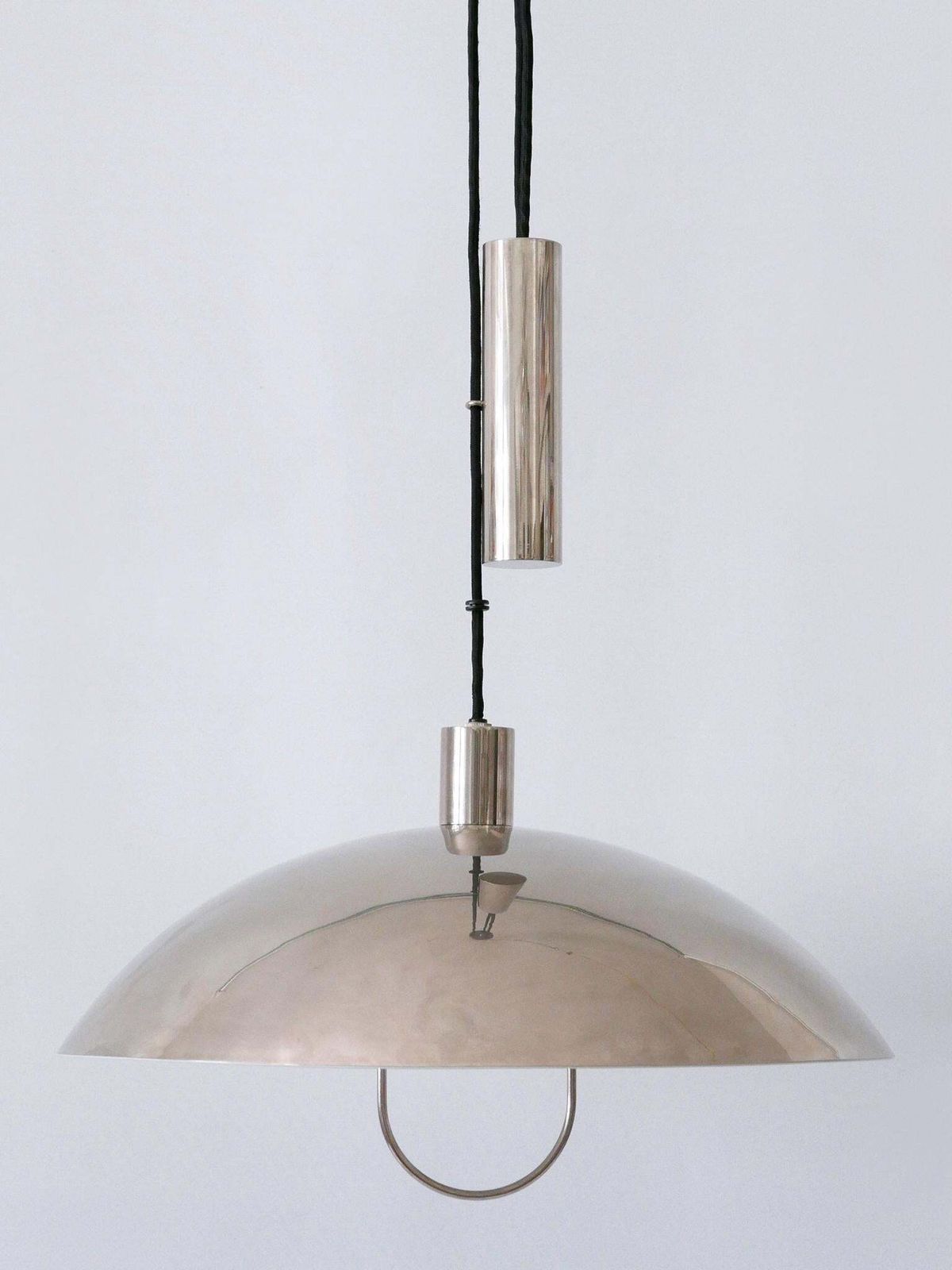 Early Tecnolumen Pendant Lamp 'Bauhaus Hmb 25/500' By Marianne Brandt 1980s photo for sale