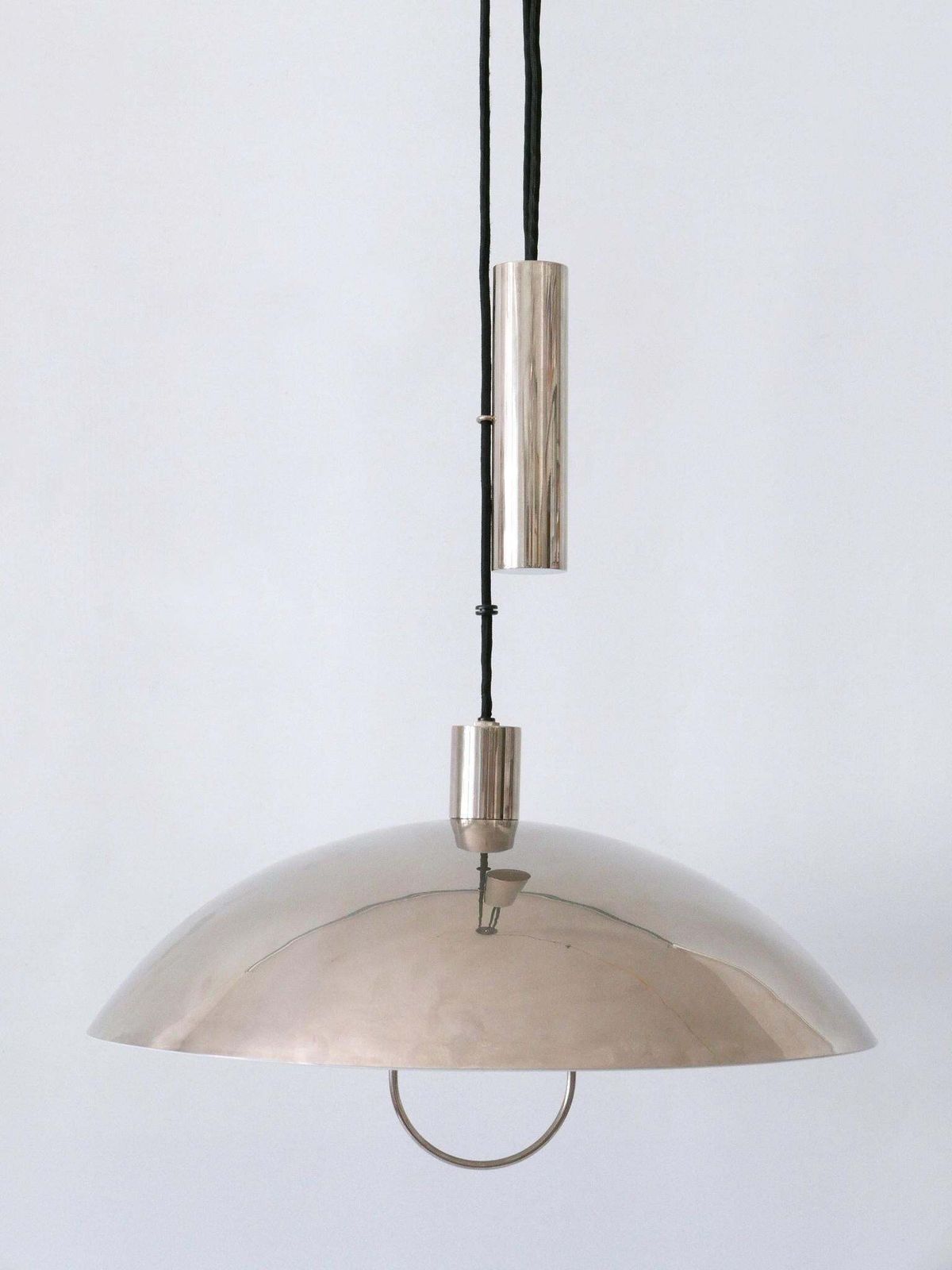 Early Tecnolumen Pendant Lamp 'Bauhaus Hmb 25/500' By Marianne Brandt 1980s photo vintage