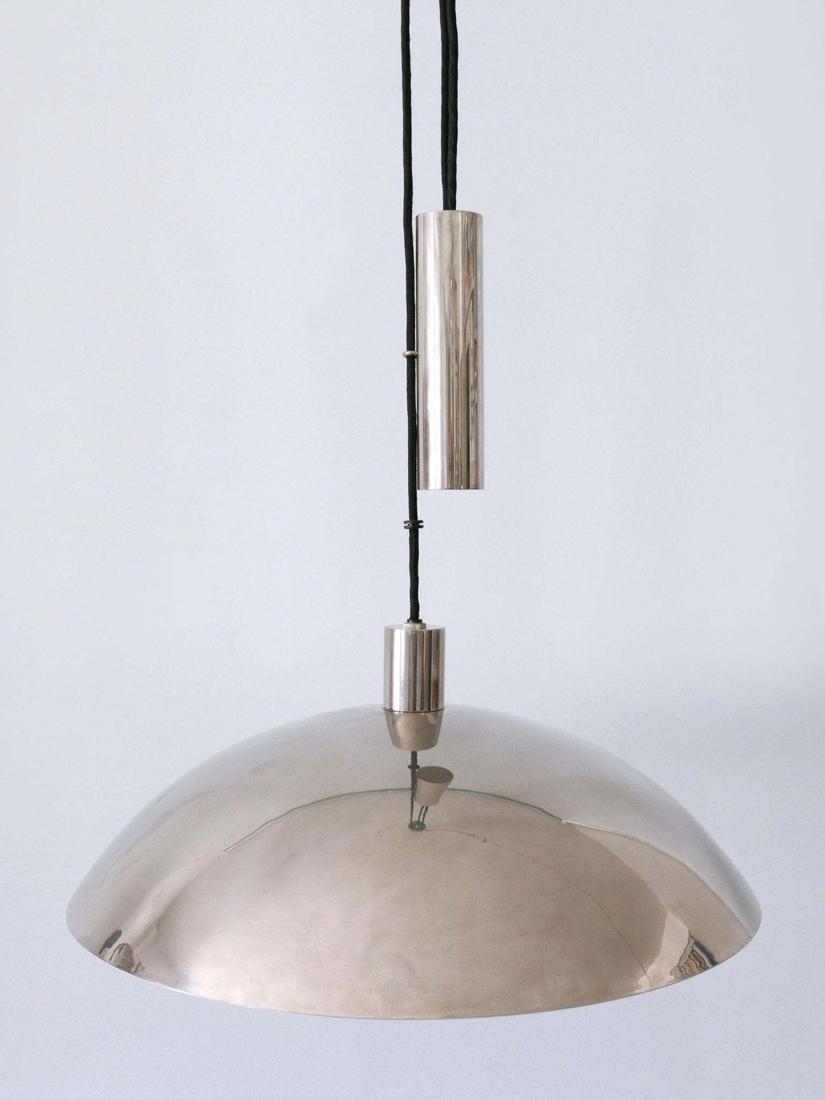 photo furniture Early Tecnolumen Pendant Lamp 'Bauhaus Hmb 25/500' By Marianne Brandt 1980s