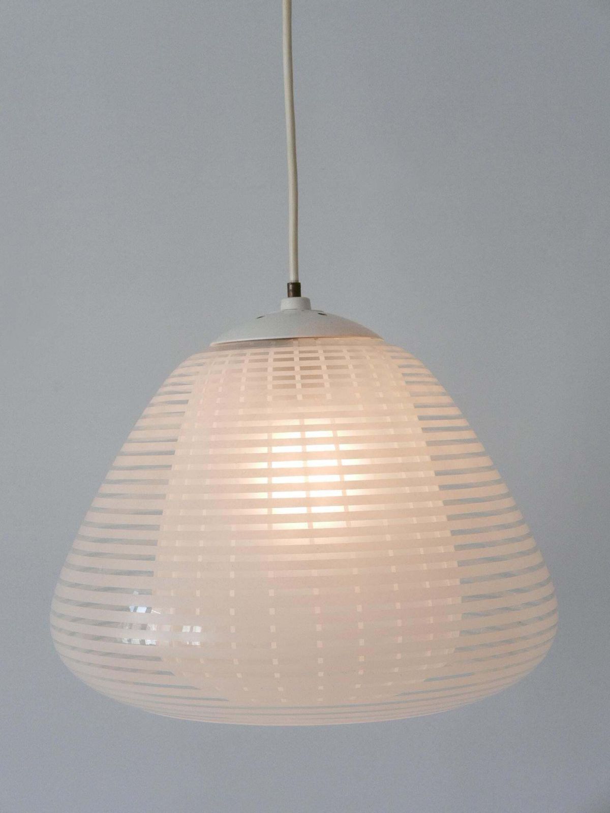 photo for sale Rare Mid Century Pendant Lamp "München" By Wilhelm Wagenfeld For Peill & Putzler
