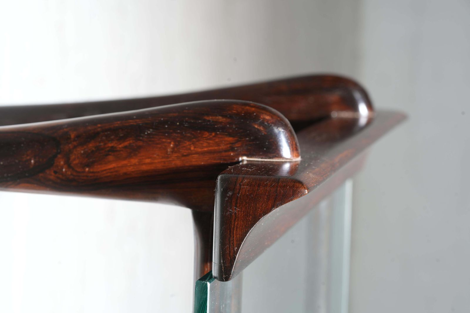 Bijzettafel Van Giuseppi Scapinelli, Hout En Glas, Brazilië, Ca. Jaren 1950 photo buy