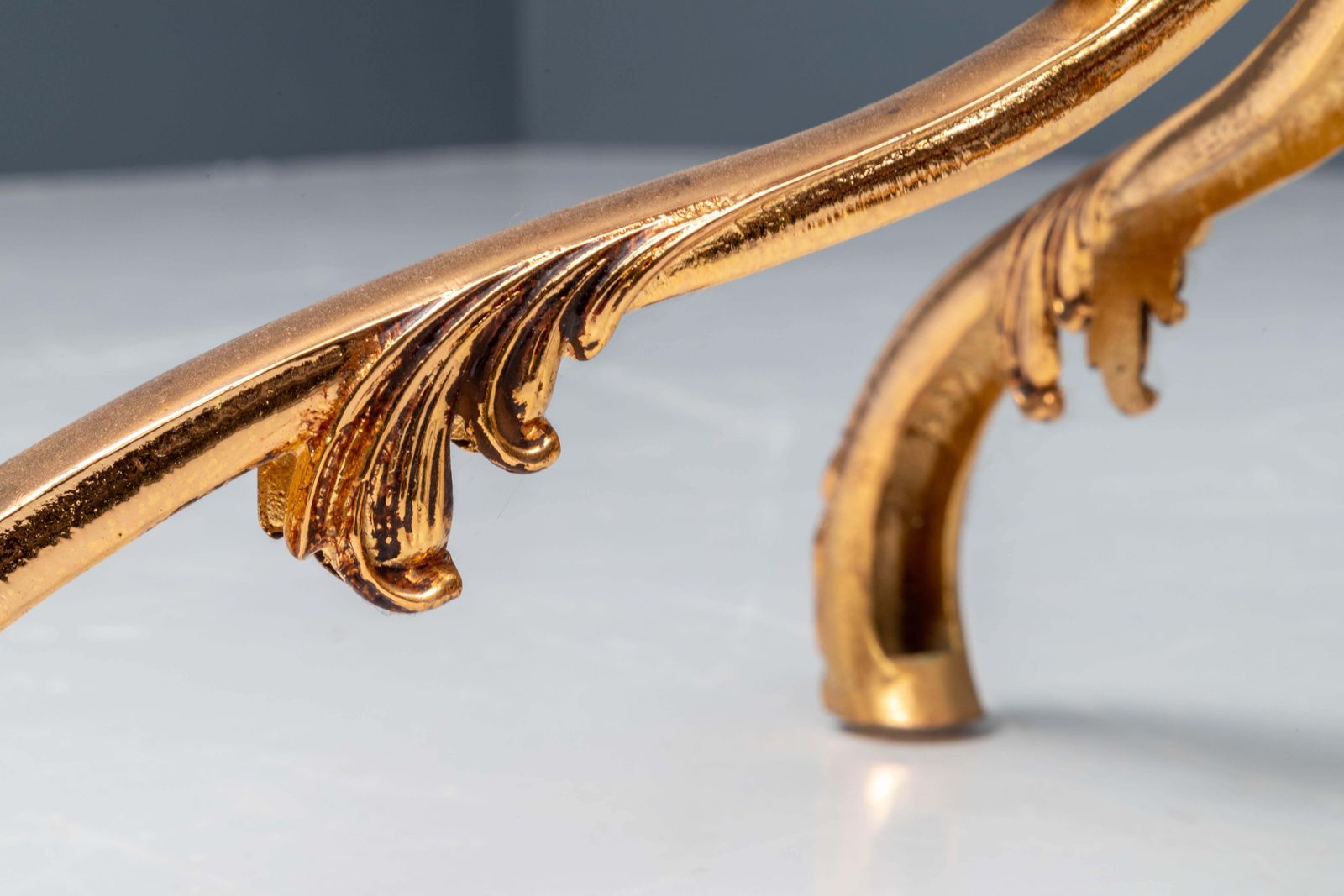 Chess Table By Aldo Tura In Lacquered Goatskin And Brass, Italy, 1970's photo buy