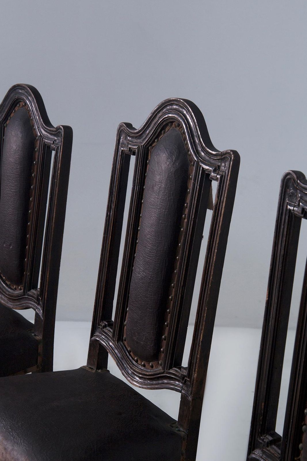 Set Of Six Antique Italian 17th 18th Century Rocchetto Chairs photo buy