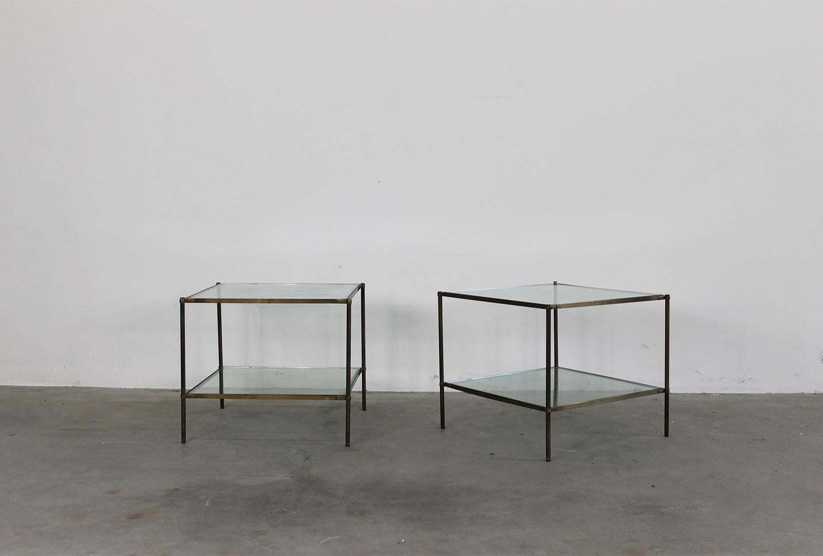 Corrado Corradi Dell'acqua Set Of Two T12 Montecarlo Tables By Azucena 1949 photo vinterior