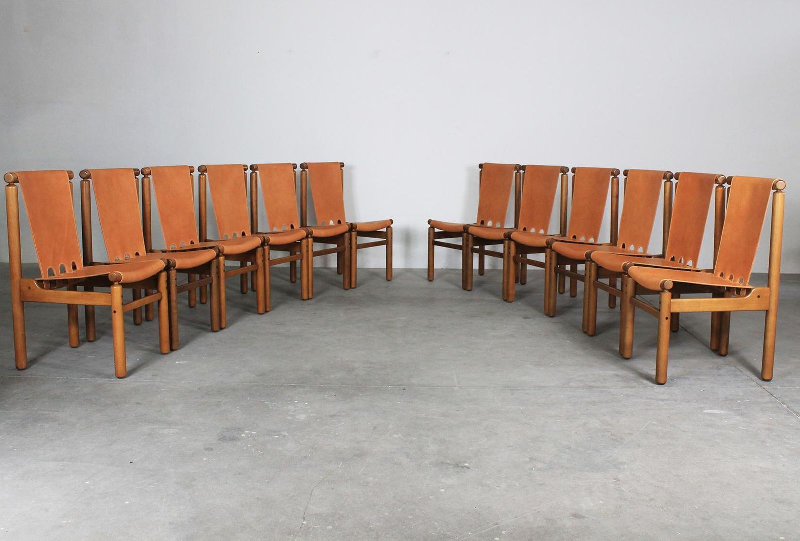 Ilmari Tapiovaara Set Of Twelve Dining Chairs By Permanente Mobili Cantù 1950s photo furniture