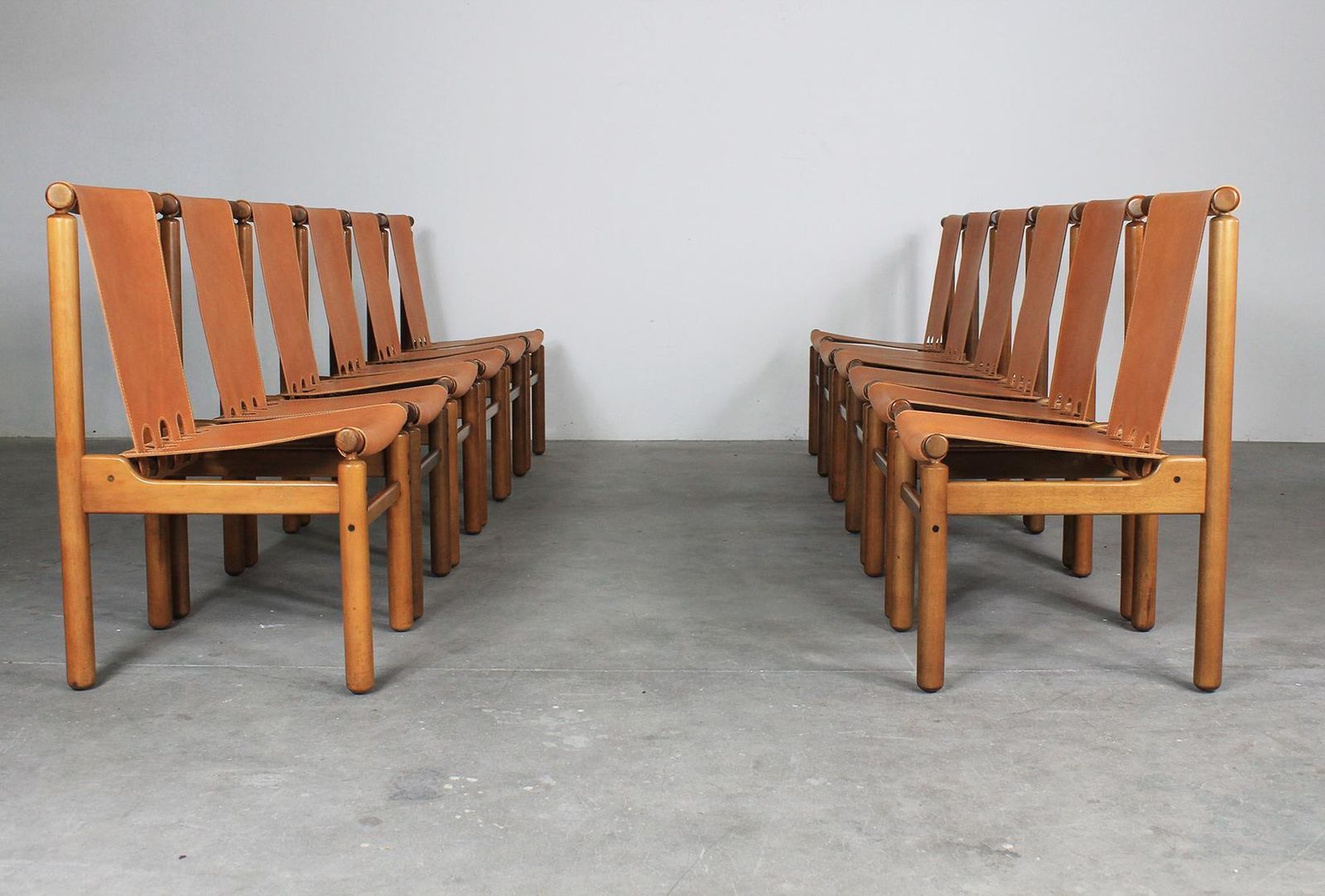 Ilmari Tapiovaara Set Of Twelve Dining Chairs By Permanente Mobili Cantù 1950s photo vinterior