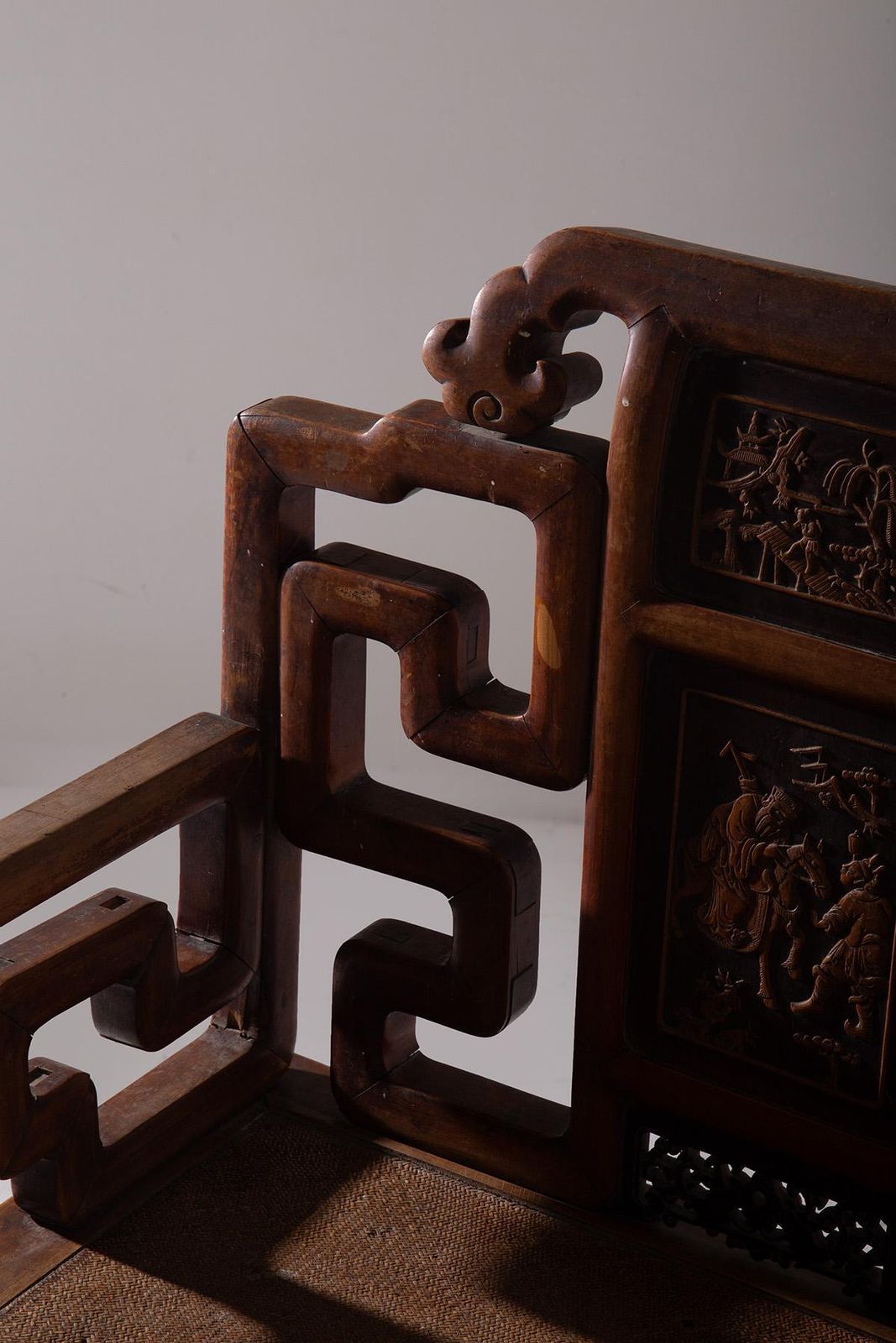 Chinese Traditional Qing Style Armchair photo vintage