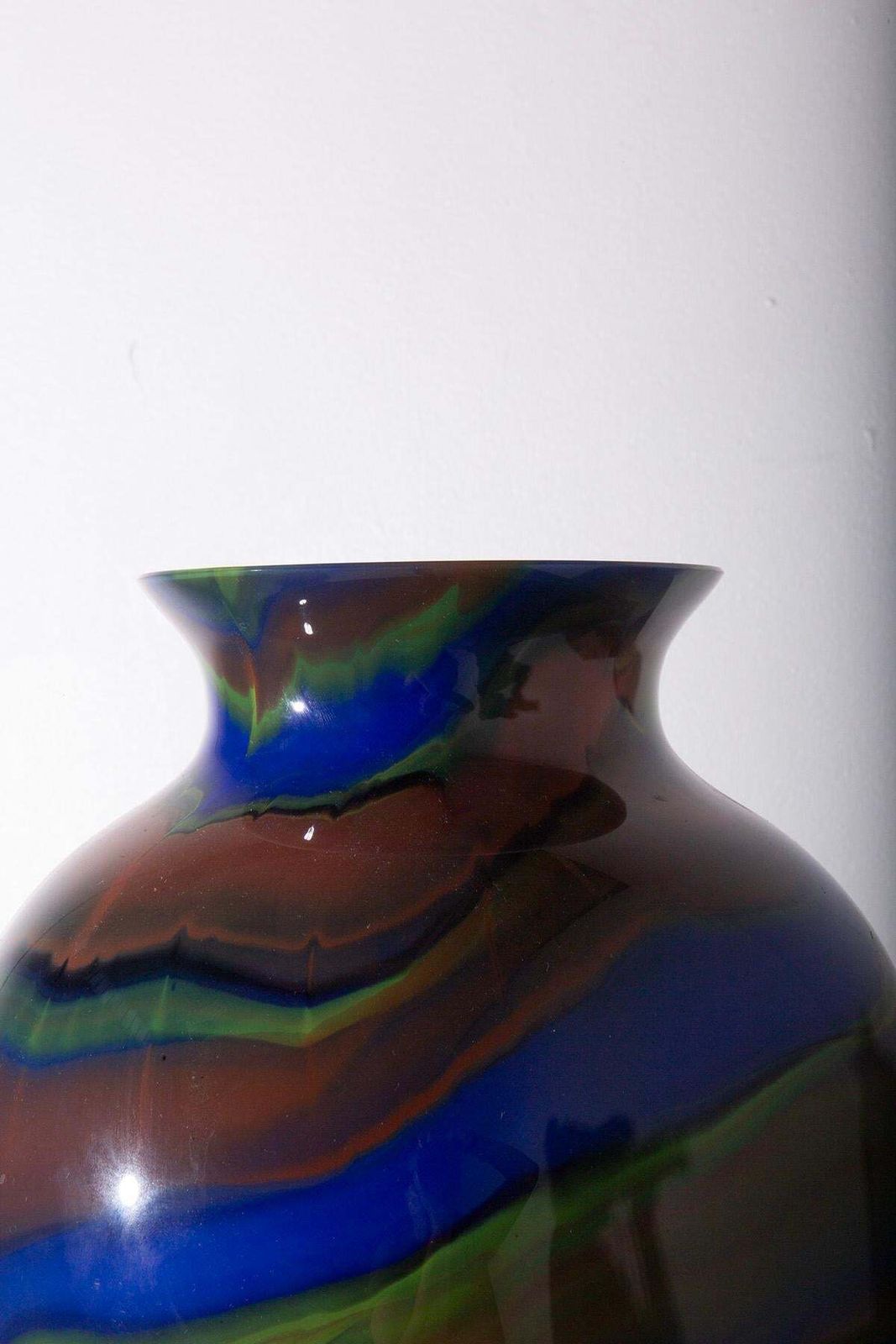 Postmodern Murano Glass Vase By Ottavio Missoni, Italy photo buy
