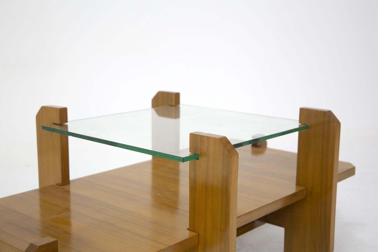 photo furniture Italian Coffee Table By Vittorio Gregotti Top Glass
