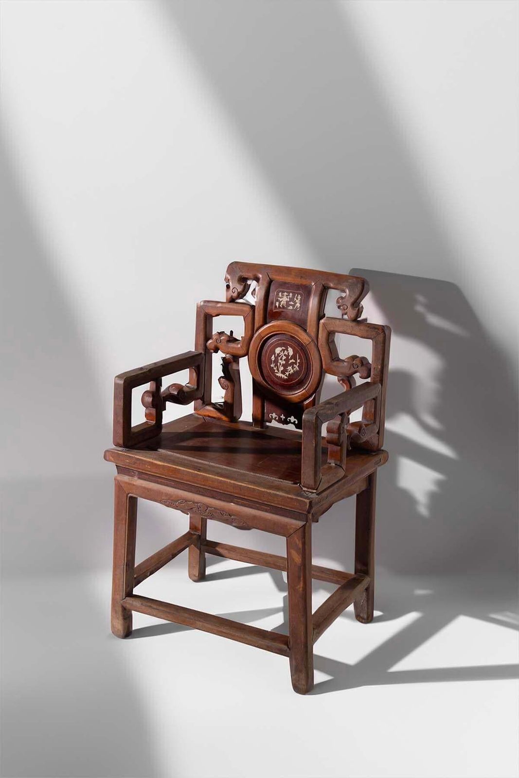 Chinese Qing Style Ceremonial Chairs photo vintage