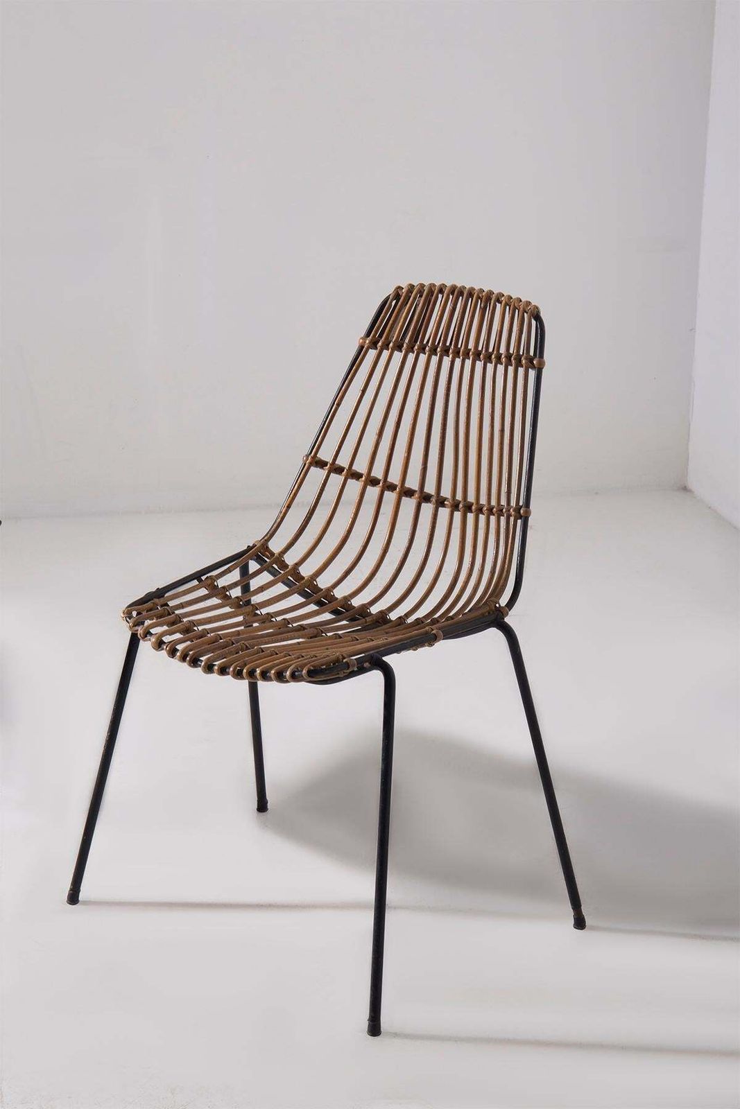 Italian Vintage Pair Of Rattan Chairs photo 1912.0