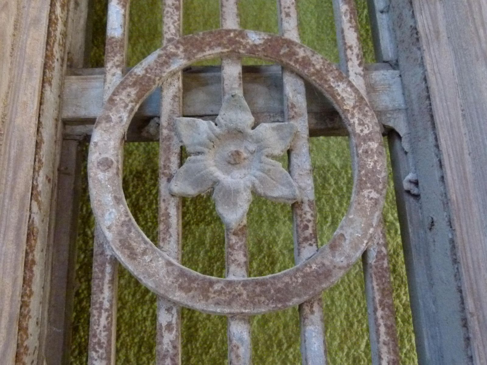 photo for sale 19th Century Wooden Double Front Door In Art Nouveau Style