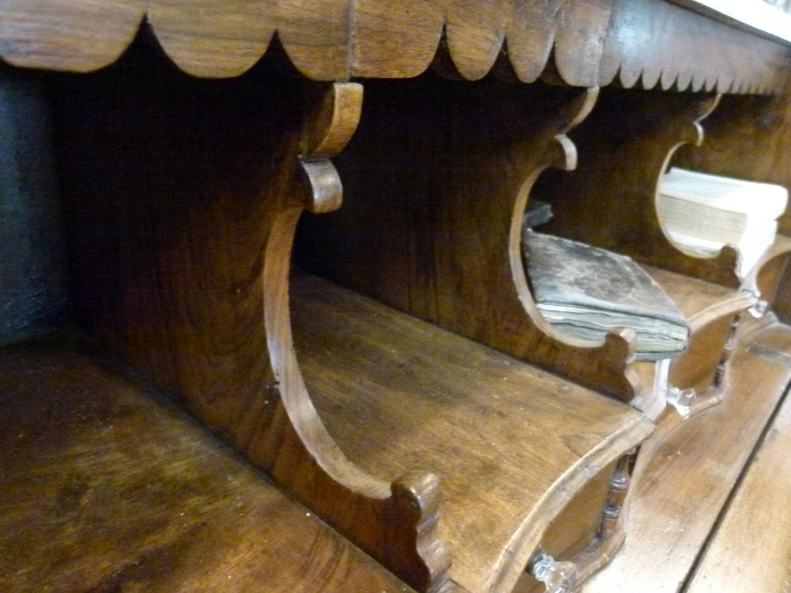 Furniture Walnut Secretary In Louis XVI Style photo