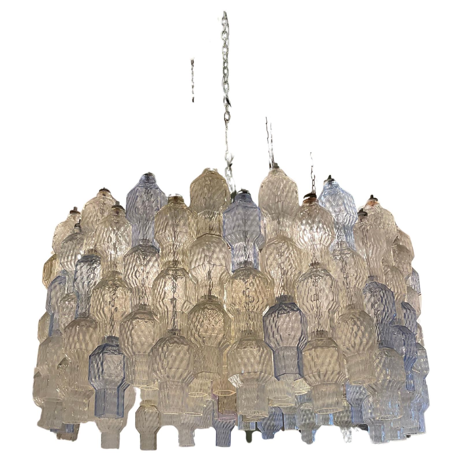 Seguso    Chandelier Murano Glass . Italy 1950