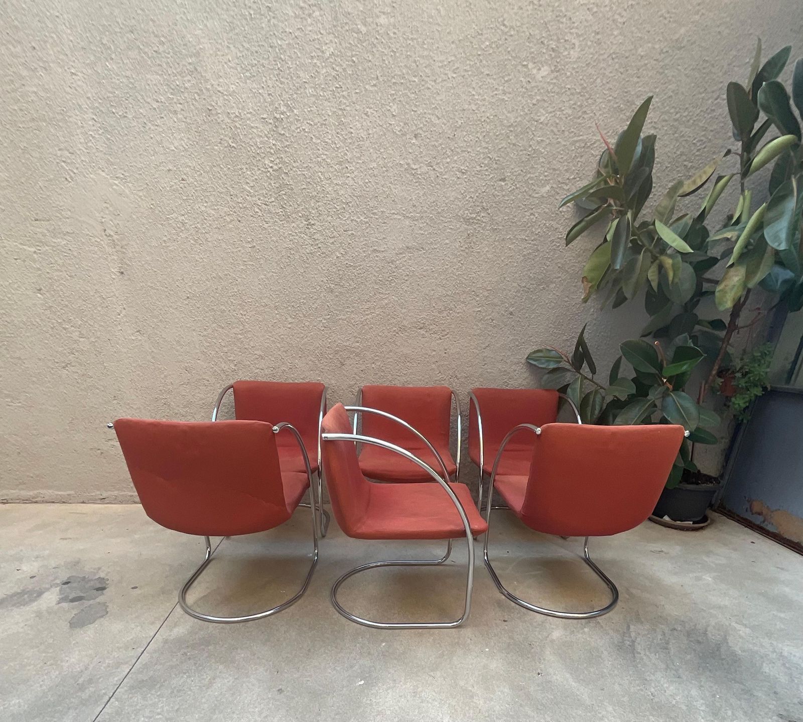 Giovanni Offredi   Saporiti   Set 6 Sedie Mod. Lens   Made In Italy 1960. photo vinterior