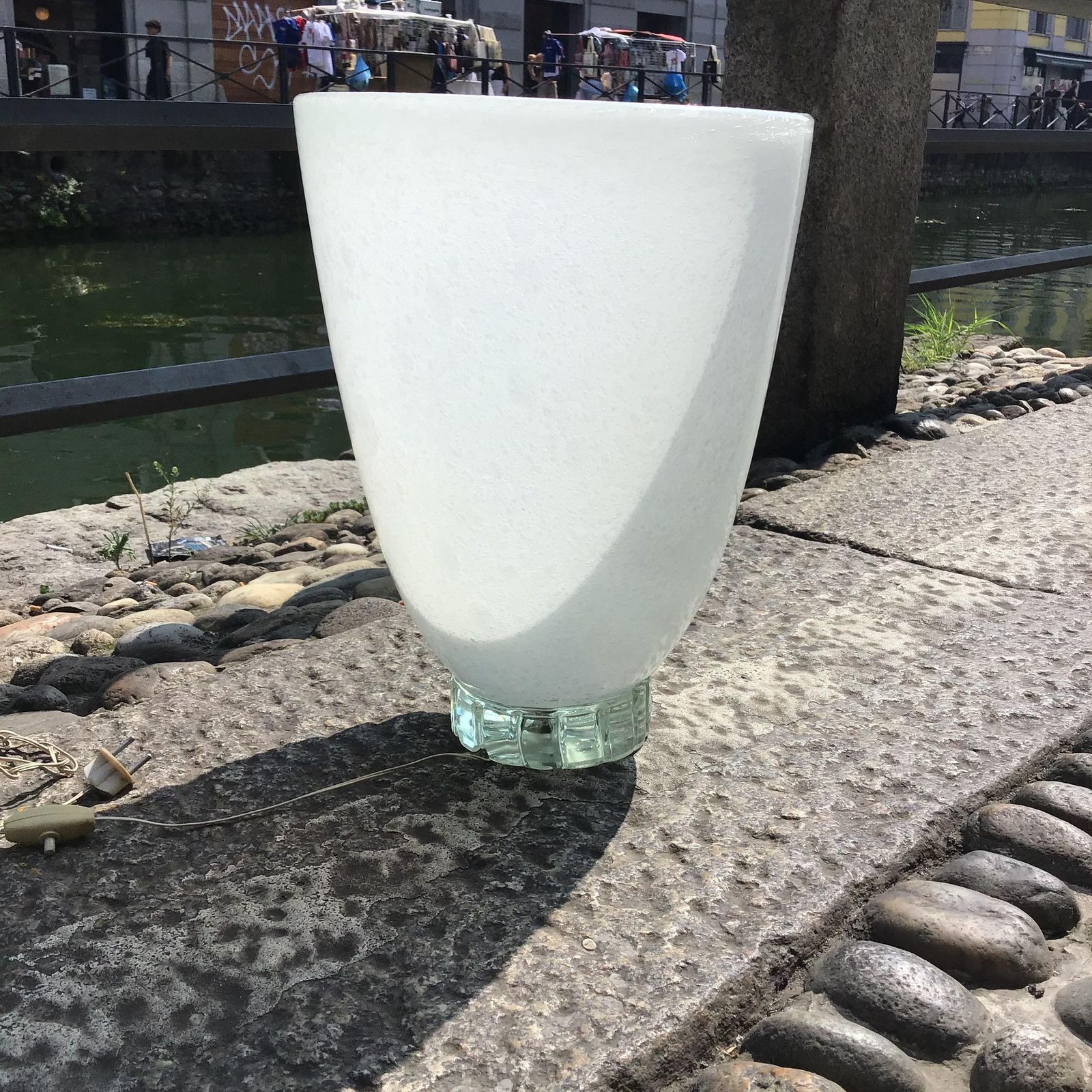 Carlo Scarpa Venini Lampada Da Tavolo Vetro Di Murano 1940 Italia photo Lighting