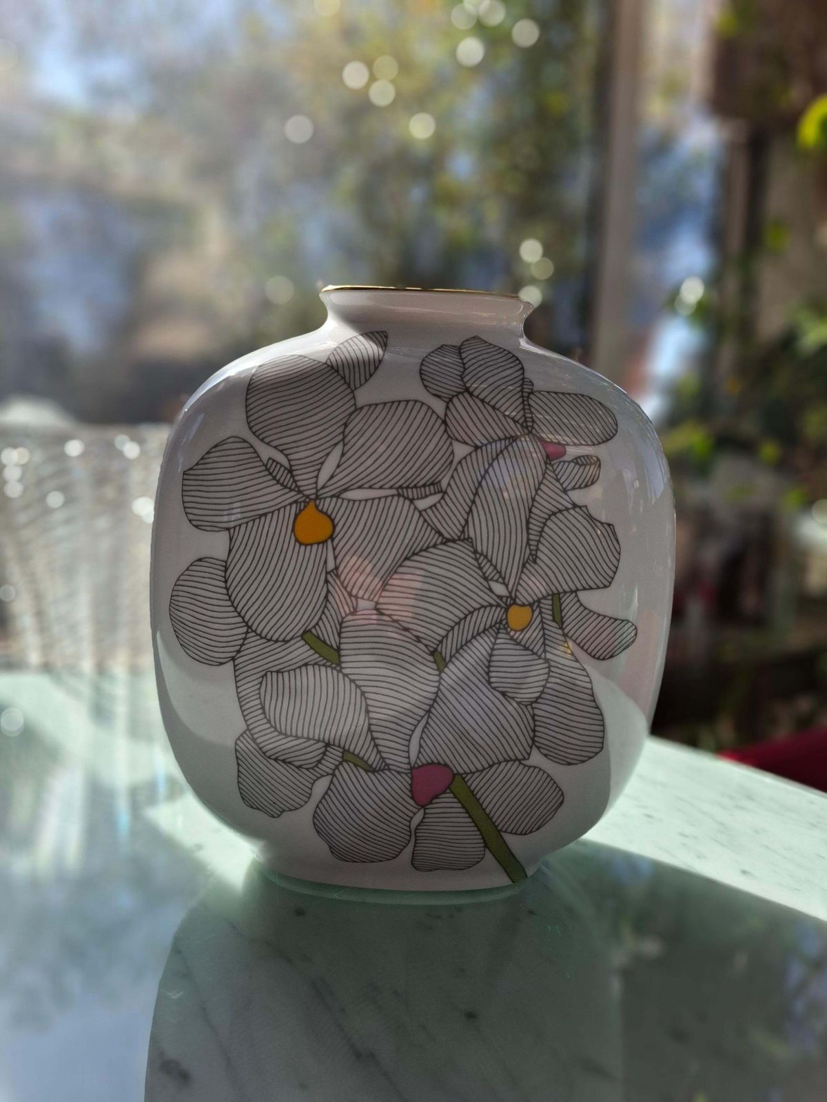 Rosenthal Porcelain Vase 1970 Italia photo vinterior