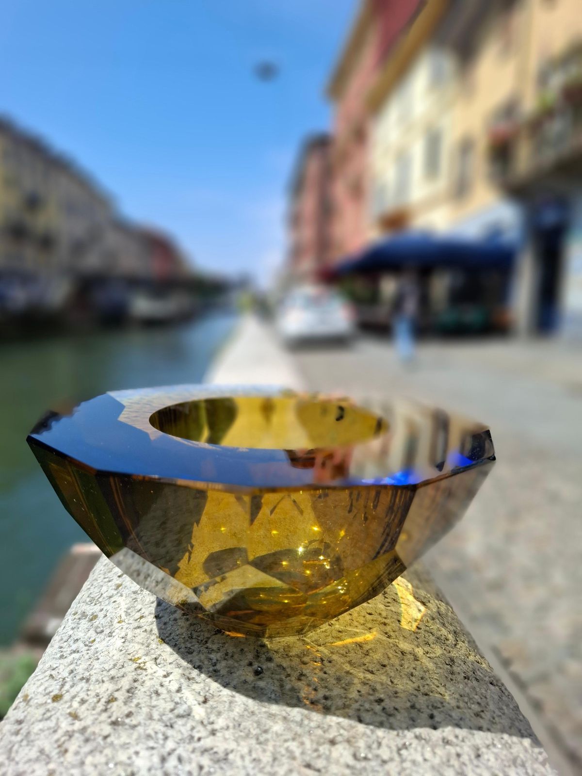 1062.0 Flavio Poli Seguso Centrotavola  Vetro Di Murano 1950 Italy photo