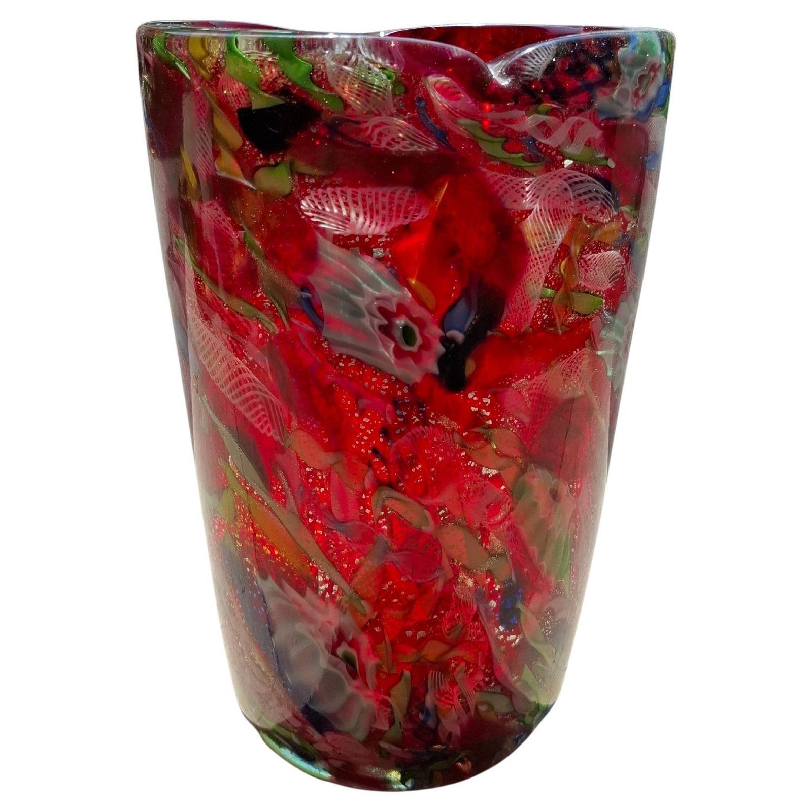 Avem   Arte Vetraria Muranese   Vaso Fine Giornata   Murano Italia 1950