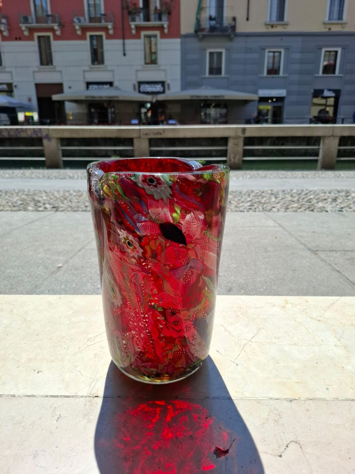 Avem   Arte Vetraria Muranese   Vaso Fine Giornata   Murano Italia 1950 photo Home Decor