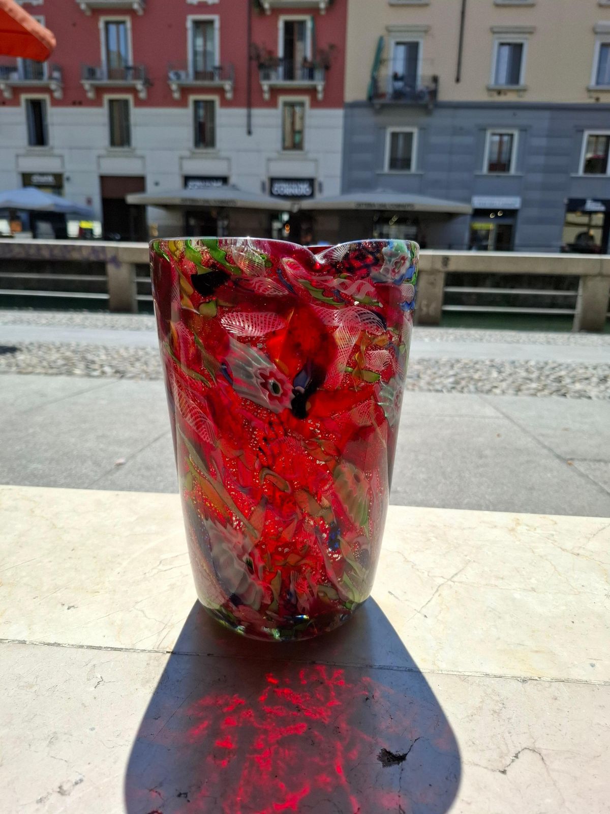 Avem   Arte Vetraria Muranese   Vaso Fine Giornata   Murano Italia 1950 photo buy