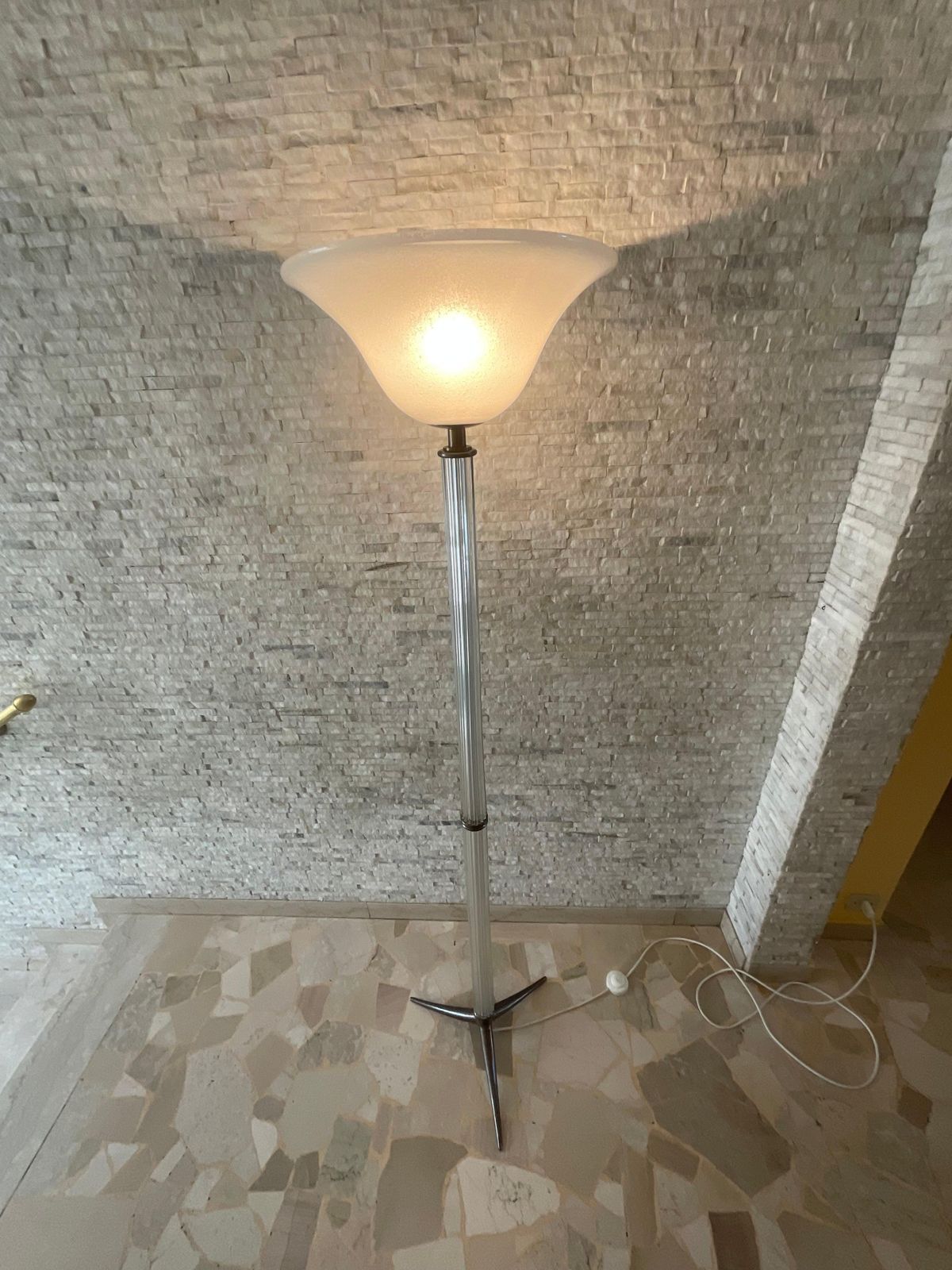 Seguso   Murano Glass Floor Lamp   Italy 1950s photo 4246.0