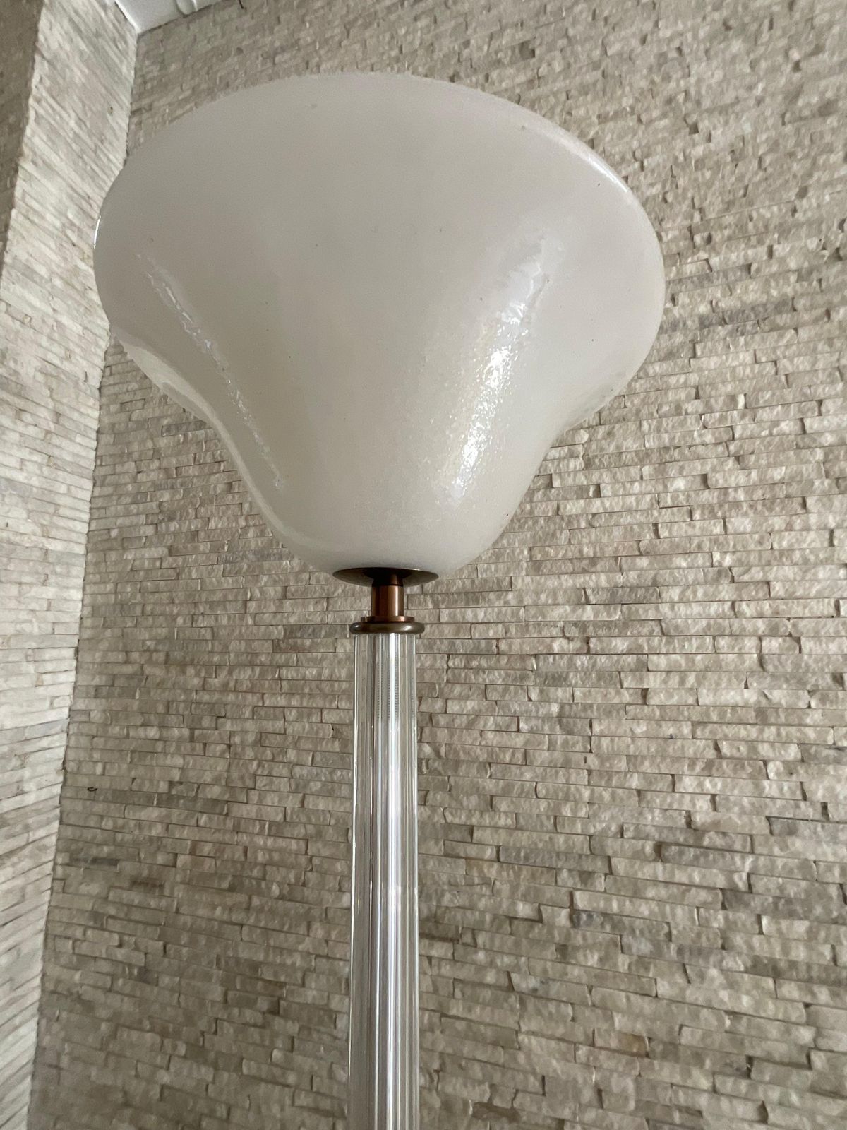 photo for sale Seguso   Murano Glass Floor Lamp   Italy 1950s